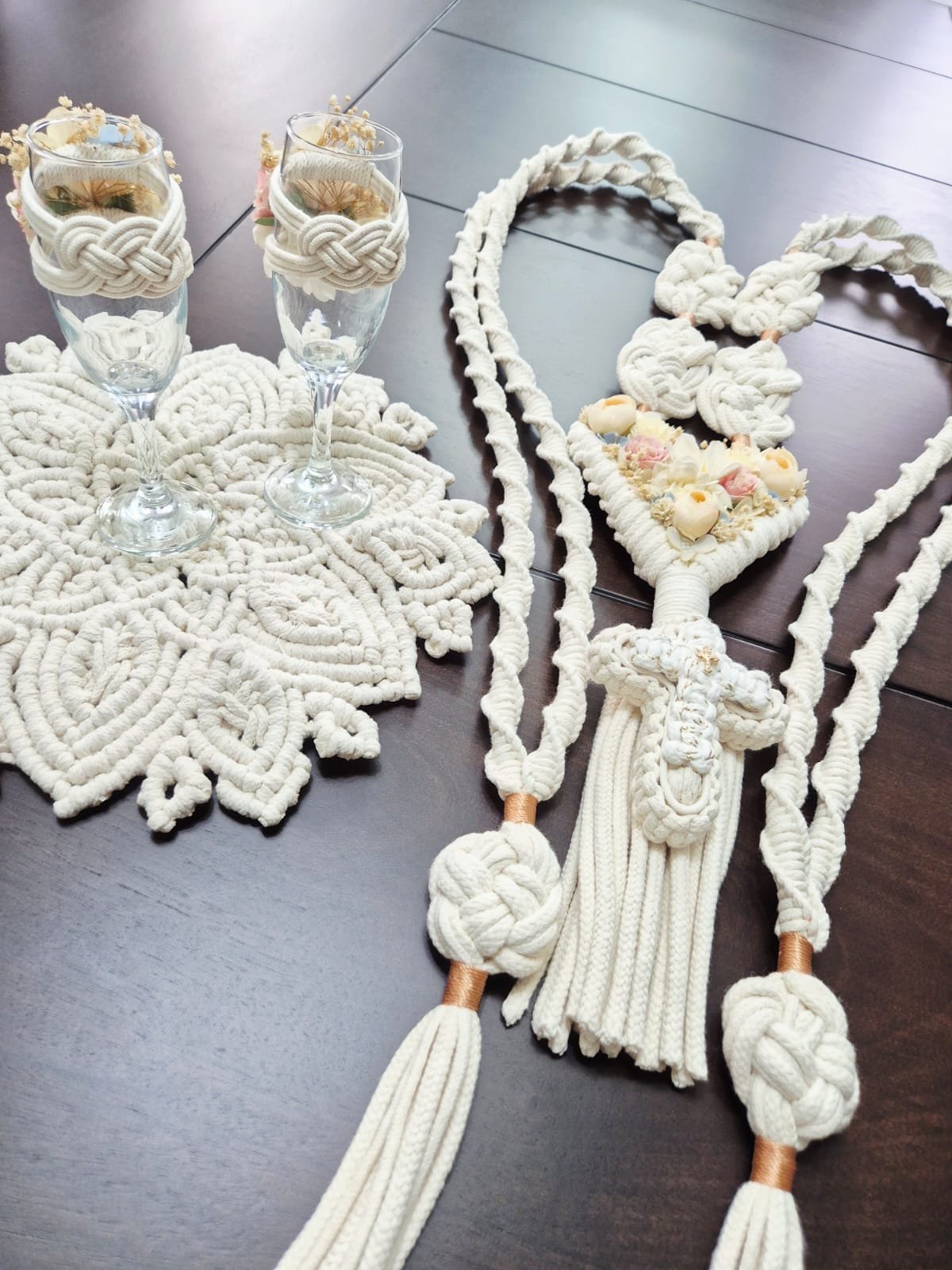 Lazo Ceremonial Tzilé de Macramé