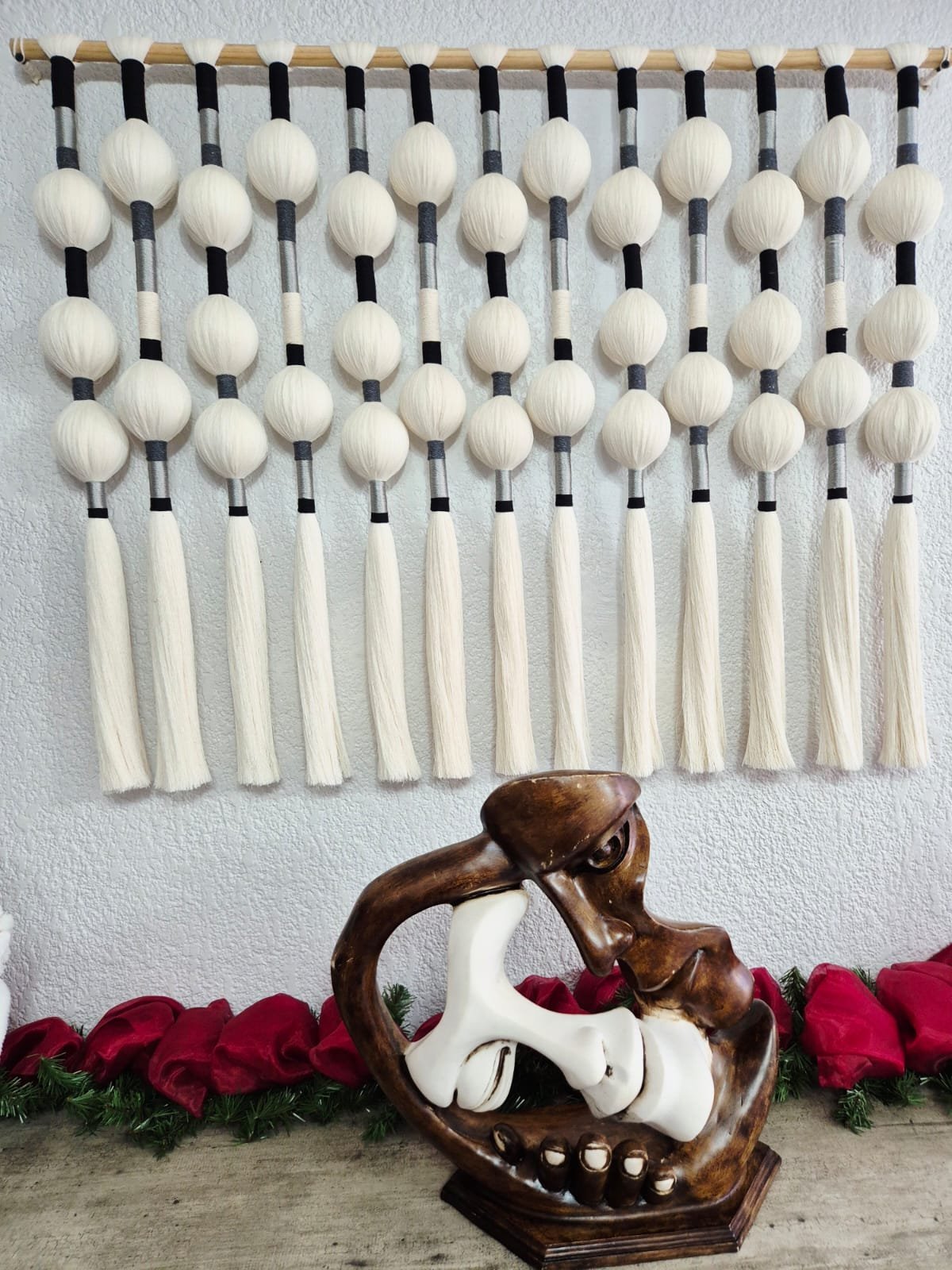 Mural Textil Embarrilado Tzilé Macramé