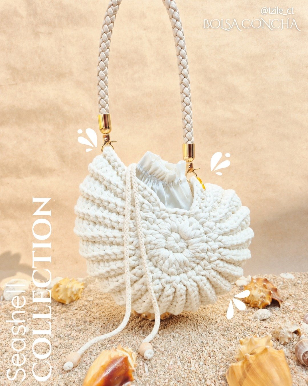 Bolsa Concha - Tzilé Macramé